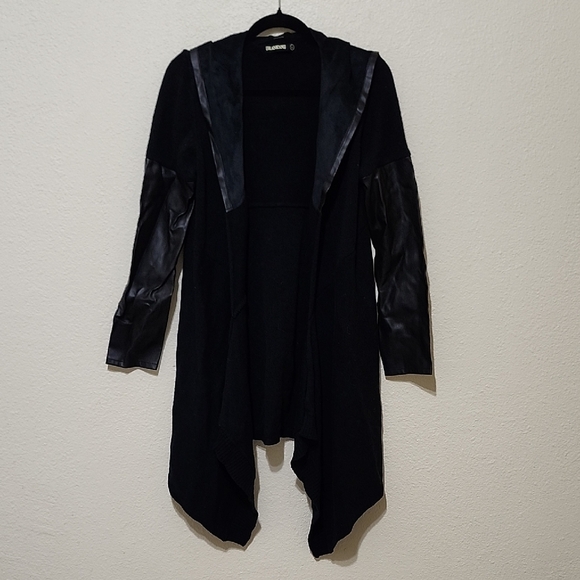 Blank NYC Jackets & Blazers - Blank NYC Black Jacket with Leather Accents